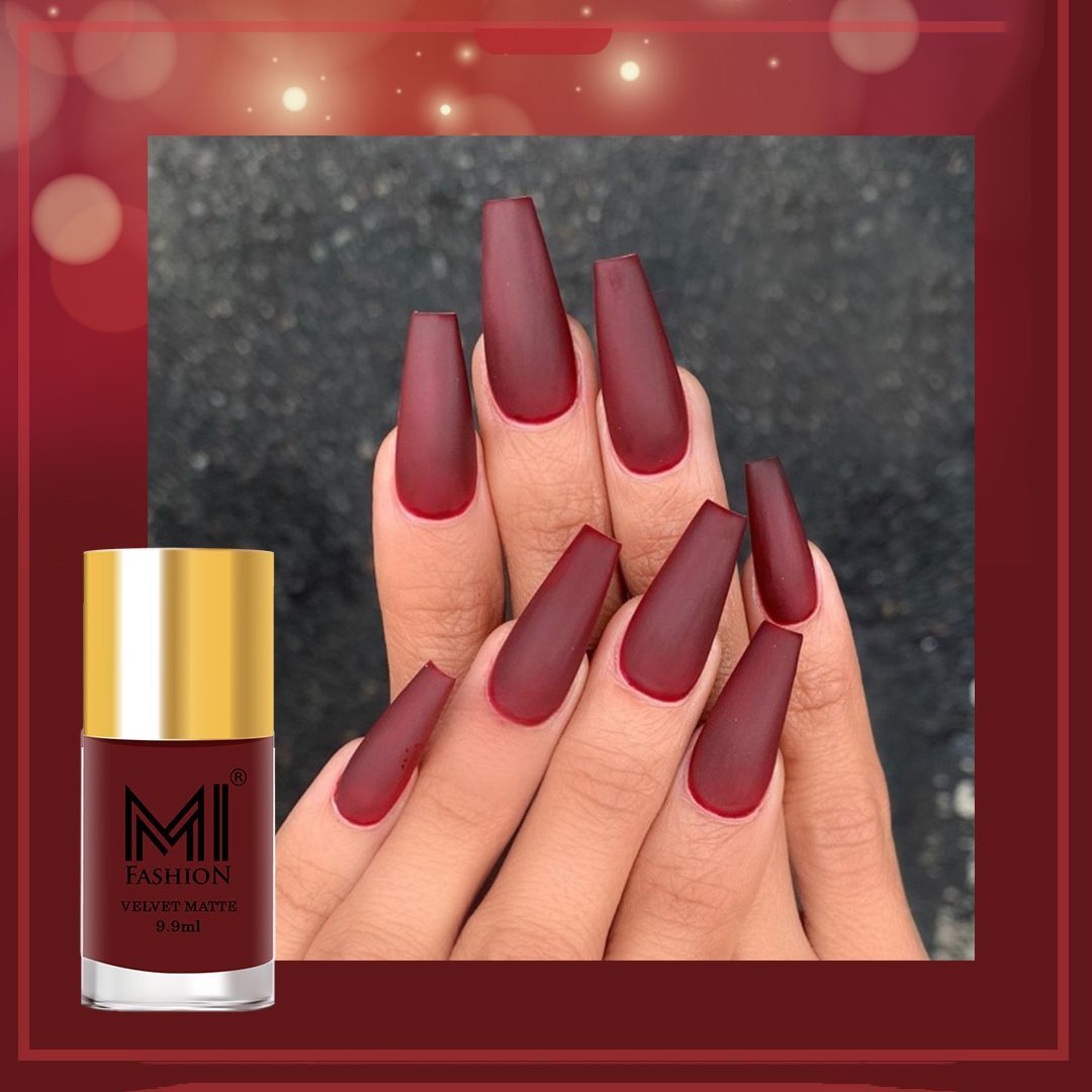 Buy Chocolate Brown Rich Color Ice Matte Nail Polish Online at Low Prices  in India - Amazon.in